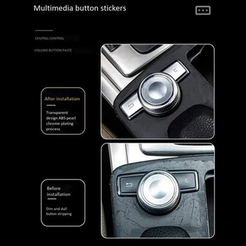 Auto Multimediálne klimatizácia, Volume Nálepku Krytu Výbava pre Benz W204 C E Trieda GLK 2008-2011 Príslušenstvo
