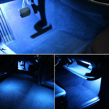 1PC Auto, LED Svetlo Interiéru Vozidla Svetlo Pre Tesla 3 X S Extrémne Svetlé batožinového priestoru Žiarovky Náhradné Dvere Auta Lampa Fialová Ice Blue White