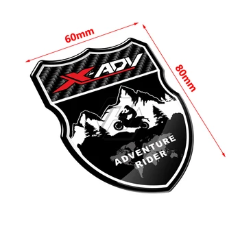 3D Motocykel Nálepky Prípade HONDA X-ADV XADV 150 250 300 750 Dobrodružstvo Rider Obtlačky