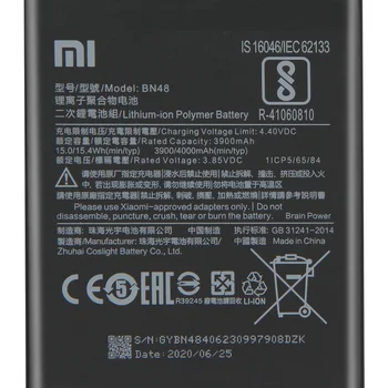 Xiao Mi Xiao Mi BN48 Batérie Telefónu Pre Xiao mi Redmi Poznámka 6 Pro Note6 Pro Note6Pro 4000mAh Originálne Náhradné Batérie + Nástroj