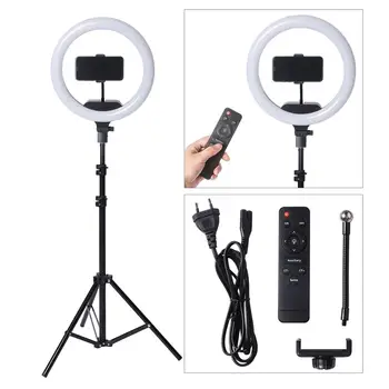 13inch Foto LED Selfie Krúžok Vyplniť Svetla 24W Stmievateľné Fotoaparát Telefónu Krúžok Lampa S 160CM Postaviť Statív Pre make-up Video Studio Live
