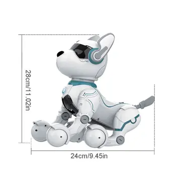 Diaľkové Ovládanie Robota Pes Hračka pre Dieťa Raného Vzdelávania Hračka Smart Kúsok Šteňa Robot
