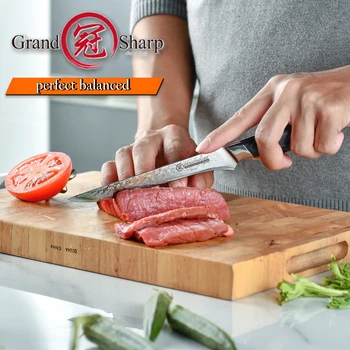 Grandsharp Boning nôž 67 vrstvy vg10 Japonský Damasku ocele kuchár G10 kuchynské nože mäsiar krájanie nástroje rebrá jamon varenie