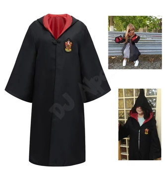Hermiona Slytherin Oblečenie Deti Strany Cosplay Sprievodca Plášť Župan Pre Dospelých Školskú Uniformu Halloween Kostým Sveter Uviazať Šatku