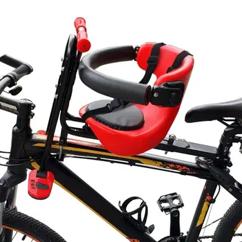 Bezpečnosť Dieťaťa Bicykli Sedadlo na Bicykel Predné Baby Seat Hliníkovej Zliatiny Deti Sedlo S Nožné Pedále Podporu operadlo pre Súčasti Bicyklov