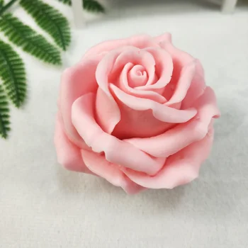 PRZY Rose Silikónové Formy Kytice z Ruží 3D Mydlo Formy Flower Tortu Formy Dekorácie Hliny Živice Čokoláda Sviečka Pečenie Nástroje