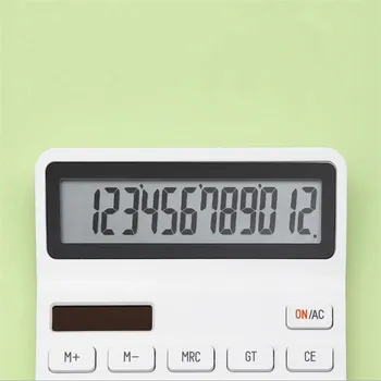 Xiao Mijia LEMO Ploche Kalkulačka fotoelektrické dual drive 12 počet displej automatické vypnutie kalkulačka pre office financií