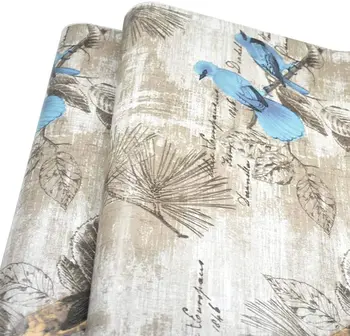 HaoHome Vták Tapety Odstrániteľné Samolepiace Tapety, Ošúpte a Držať Kontakt Papier pre Skrinky Dosky Nábytok Dekor
