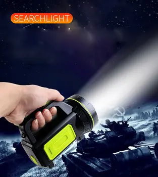 10000lm Výkonné LED svietidlo svietidlo prenosný reflektor nabíjateľná pozornosti 500m rozsah lovu lampy baterky lanterna
