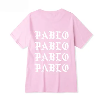 Mám POCIT, že POTENT T Shirt Notoricky známy BIG Saint Pablo Tour Kanye West Streetwear Hip Hop Rap Módne Bežné Krátke Rukávy Tričko