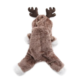 Psa Vianočný Kostým Premenil Šaty Ovce Králik Elk Kombinézach Zimné Oblečenie pre Šteniatka Čivava, Vianočné Oblečenie pre psy