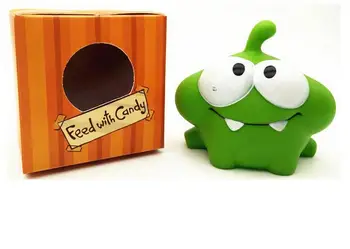7pcs/veľa Rezu Lano Dieťa BB Hluku Hračka Rezu Lano OM NOM Cukroví Gulping Monster Obrázok Hračky Vinyl Gumy Android Hry Doll