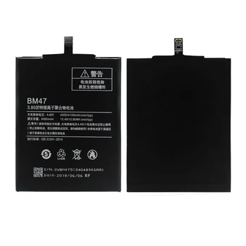 Lítium YCDC Výmena Lítiovej Batérie Pre Xiao Redmi 3 3S 3X Redmi3 Hongmi BM47 Skutočné Telefónne Batérie 4000mAh 3.85 V
