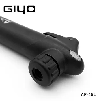 GIYO Cyklistické Čerpadlo GP-45L Made in Taiwan, Cyklistické Doplnky (A / V) (F / V) Multifunkčné pre Bicykle, Pneumatiky, Gule