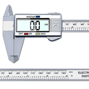 XINGWEIANG Digitálneho Senzora Calipers150mm 6inch LCD Elektronické Uhlíkových Vlákien Rozchod výška meracie prístroje mikrometer