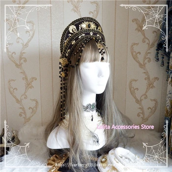 Ručne vyrobené Palác v Štýle Retro Nádherný Lolita Perličiek Reťazca kc hlavový most Klobúk Vlasy Ornament / Gothic Girl Cosplay Multi color Koruna