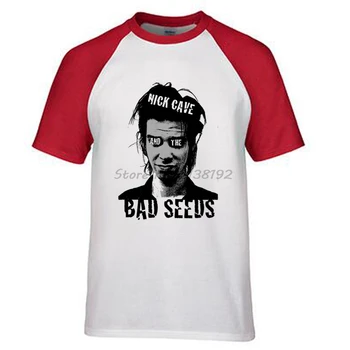 Nick Cave and the Bad Seeds vzor bavlna mužov tričko značky t-shirt lete raglan rukáv muž top tees shubuzhi lete