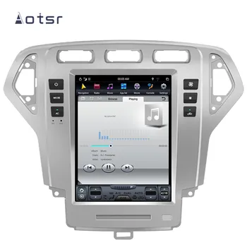 Tesla štýl Android 9.0 auta GPS navigácie pre Ford Mondeo/Fusion 2007-2010 Auto Rádio Stereo Hlava Jednotky Záznamník Vertikálne Obrazovke