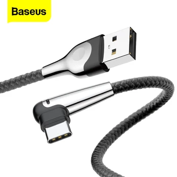 Baseus Osvetlenie USB Typu C Kábel Rýchle Nabíjanie Typ-c Kábel Pre Samsung S10 S9 Xiao mi 9 8 Huawei P20 Lite USB-C Nabíjací Kábel