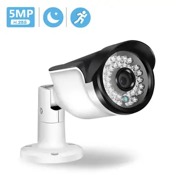 BESDER H. 265 Dohľadu IP Fotoaparát 5MP 3MP 2MP Motion Detect ONVIF RTSP Bullet Vonkajších CCTV Kamier 36PCS IR LED pre Nočné Videnie