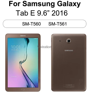 SM-T560 PU Prípad Tabletu v nevýbušnom Tvrdeného Skla Pre Samsung Galaxy Tab E 9.6 T560 T561 Screen Protector Sklo Film Kryt