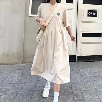 Japonsko Štýl Priateľmi Novú Verziu Ženy Letné Šaty Roztomilé Dievčatá Lady Bežné Kawaii Vytlačené Krásne Šaty