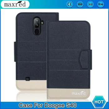 Originálne! Doogee S40 Prípade, 5 Farby Vysokej Kvality Flip Ultra-tenké Luxusné Kožené Ochranné puzdro pre Doogee S40 Kryt