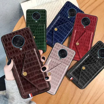 Luxusné Peňaženky stojan kožené puzdro pre Xiao Redmi K30 pro zoom prípade magnetické telefón puzdro pre Xiao POCO F2 pro prípade zadný kryt