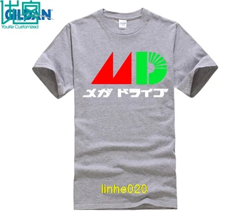 Tričko Japonský Atari Mega Drive Logo T-Košele pre Mužov Slim Fit Tees Módne pánske Lacné Funny T-Shirts