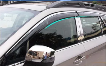 Auto-styling vhodné na Subaru Outback 2010 2011 2012 2013 plastových Okien sklo Vietor Clonu Dažďa/Sun Stráže Prieduch 4pcs