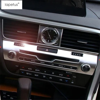 Lapetus Jazdy Model Gombík / Centrálne Ovládanie CD Panel / Hodiny Krúžok / Vzduch AC Otvor Kryt Výbava vhodné Pre Lexus RX RX450h 2016 - 2020