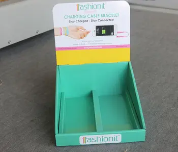 Vlastná potlač Papierových škatuliach farebné counter Display Box ( DX-055)