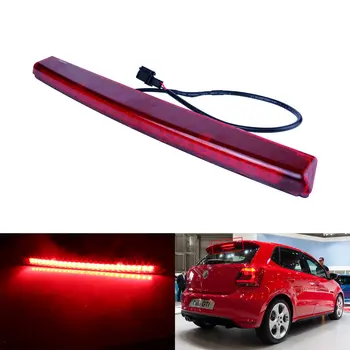 ANGRONG Červená LED Zadné Vysokej Úrovni Brzda Stop Svetlo Na VW Golf MK5 je GLAXAY R32 Passat R36 Polo 9N