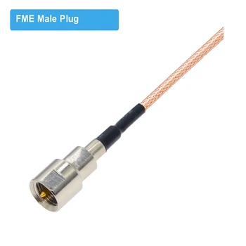 FME Samec na Dual CRC9 /TS9 Muž Pravý Uhol Plug Y Typ Splitter Senzory RG316 Pigtail ANTÉNNY Koaxiálny Kábel pre 3G, 4G Modem 15 CM 6