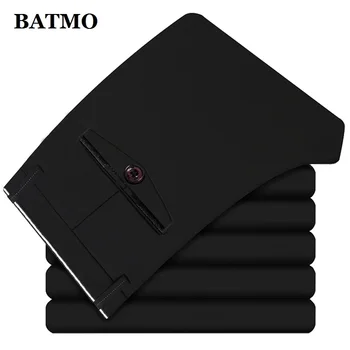 BATMO 2020 nový príchod vysokej kvality bežné nohavice mužov,mužov smart casual nohavice,elastické nohavice,plus-size 1828