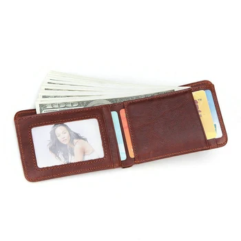 Nové Príležitostné Pravej Kože Malá Peňaženka Pre Mužov Muž Slim Kabelku Muž Kreditnej Karty Držiteľ Mini Vreckové Taška 4 Farby