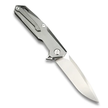 TWOSUN d2 čepeľ skladací nôž Vreckový Nôž taktický nôž na Prežitie nože camping outdoor nástroj výchovy k DEMOKRATICKÉMU občianstvu, Rýchle Otvorenie Titán TS21