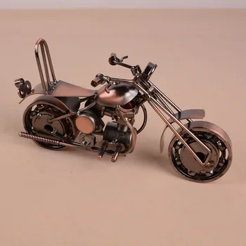 Kreatívne Ručné Motocykel Model Hračky Kovový Model Motorky Hračka Pre Mužov Darček Domova H99F