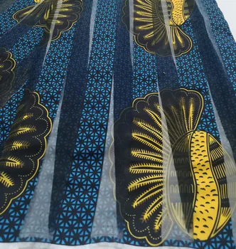 LIULANZHI Najnovší Dizajn Tlačí Textílie Páse s nástrojmi Textílie Afriky Šaty, Šitie Tissu 5 metrov 2019 Páse s nástrojmi Textílie ML24R16-31