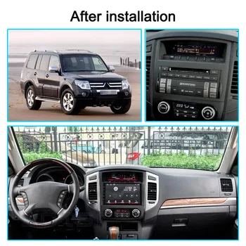 Android 9 PX6 Auto DVD Prehrávač, GPS Navigáciu Pre Mitsubishi Pajero 4 V80 V90 V93 V97 2006-Rádio Multimediálny Prehrávač HeadUnit