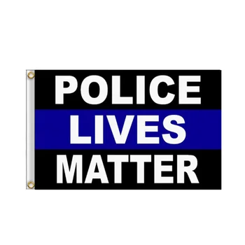 Modrá Žije Ohľadu na to, Vlajky 3*5 FT Polícia Bannery S Dvoma Dierkami Zásob BLM Národných Podujatiach Mier Protest Ulici
