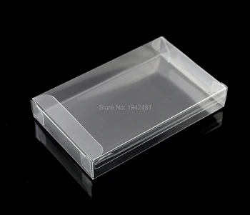 OCGAME 10PCS/VEĽA Jasné, transparentné pre SNES Kazety box Chránič Prípade hry plastových PET Protector pre Nintendo hry boxy