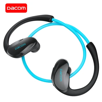 DACOM ATHELET Bluetooth Slúchadlá Športové Bezdrôtové Slúchadlá Sweatproof Neckband Stereo Beží Headset pre iPhone Samsung