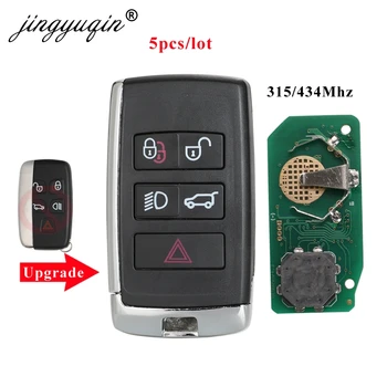 Jingyuqin 5 ks pre Land Rover LR2 LR4 pre Range Rover Evoque Športu fit Jaguar Aktualizované Smart Remote Kľúča Vozidla 315/433MHz KOBJTF10A