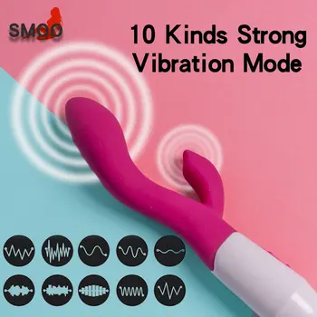 Smoo Masturbator G-Spot Vibrátor, Dildo 10 Rýchlosť Silný Čarovná Palička Ženskej Vagíny, Klitorisu Masér Vibrátor Sexuálne Hračky Pre Ženy