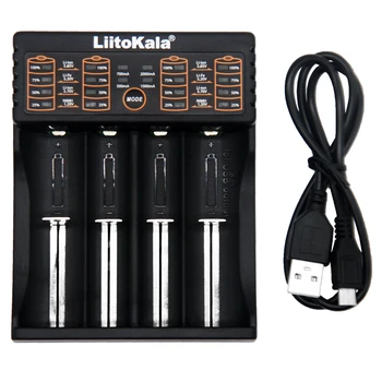 LiitoKala Lii-100 lii-202 lii-402 1.2 V, 3,7 V 3.2 V 3.85 V AA /AAA 18650 18350 26650 NiMH lítiové batérie, inteligentné nabíjačky