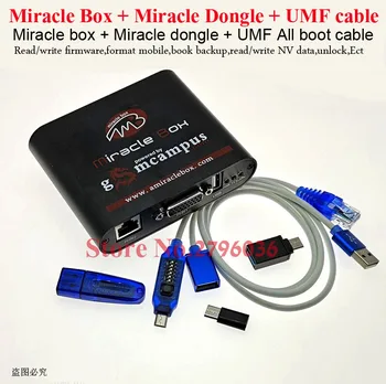 Zadarmo loď Pôvodné Zázrak box +Zázrak tlačidlo +UMF Boot kábel ( V2.98 hot update) pre čínu mobilných telefónov, Odblokovanie+Oprava odomknúť