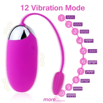 12 Frekvencia Vibrátor G-spot Masáž Silikónové Bezdrôtové APLIKÁCIE, Diaľkové Ovládanie Bluetooth Pripojenie Celkom Láska, Sex Hračky pre Ženy Sexo