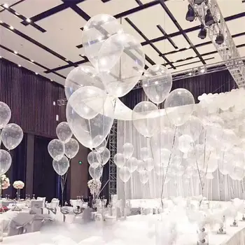 100ks/veľa 12Inch Jasné, Latexové Balóny Transparentné Balón reťazca Romantická Svadba, Narodeniny, Party Dekorácie Nafukovacie Vzduchu globo