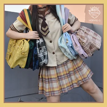 Japonský študent JK jednotné sladké lolita taška roztomilý bowknot stožiare, gothic lolita taška cez rameno kawaii dievča loli cosplay